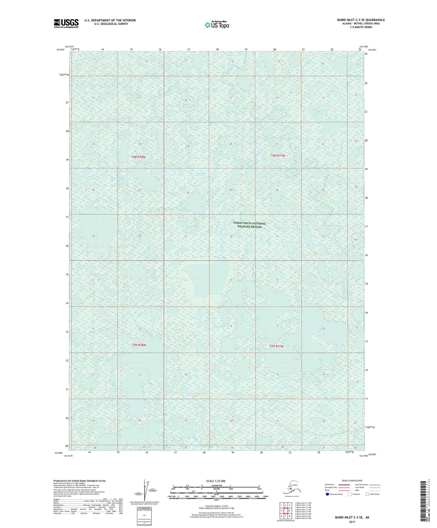 Baird Inlet C-3 SE Alaska US Topo Map Image