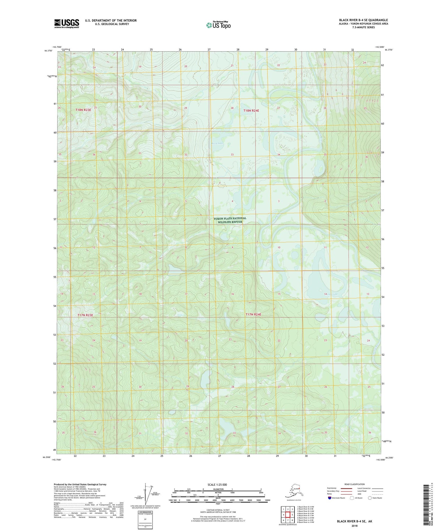 Black River B-4 SE Alaska US Topo Map Image