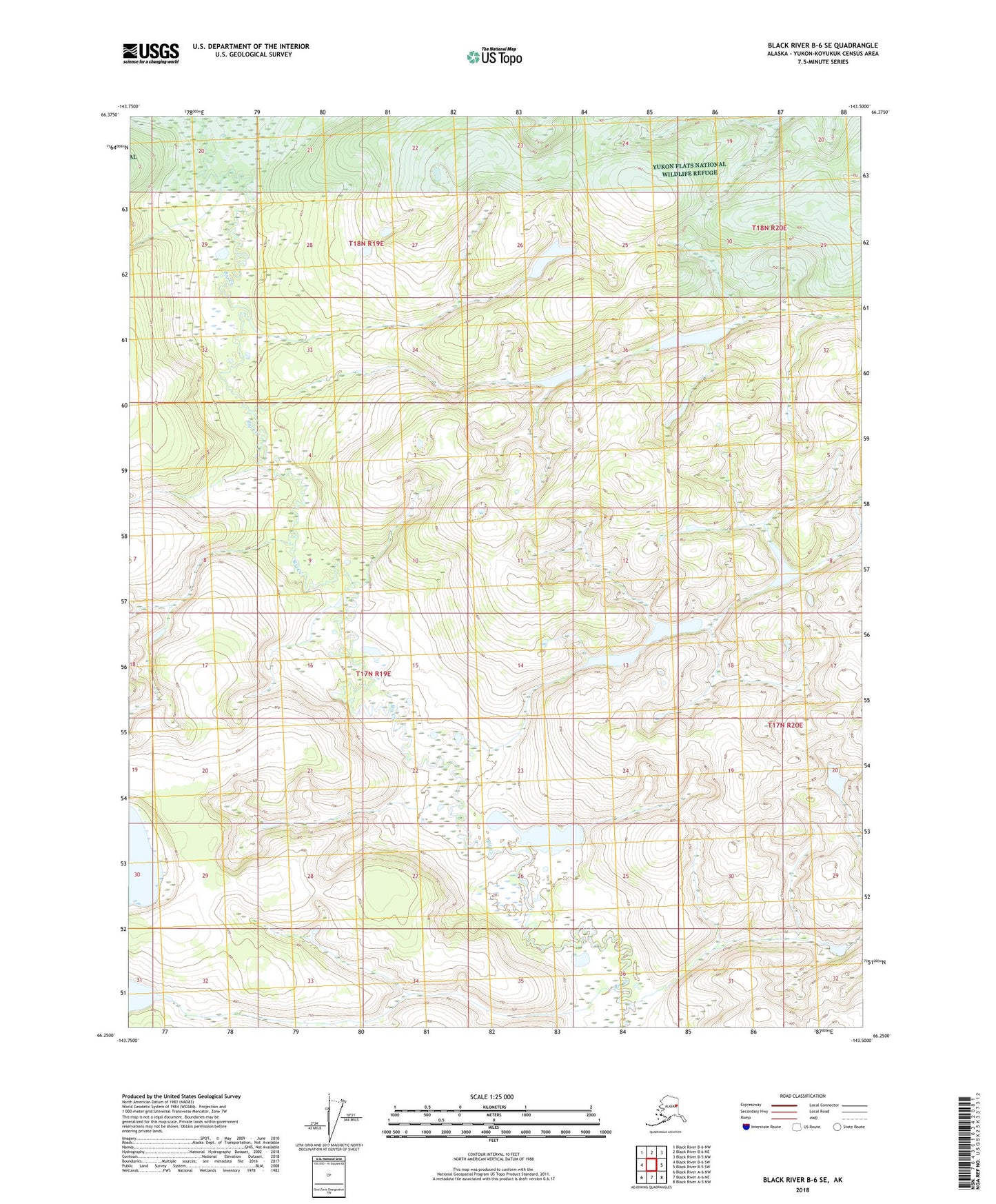 Black River B-6 SE Alaska US Topo Map Image