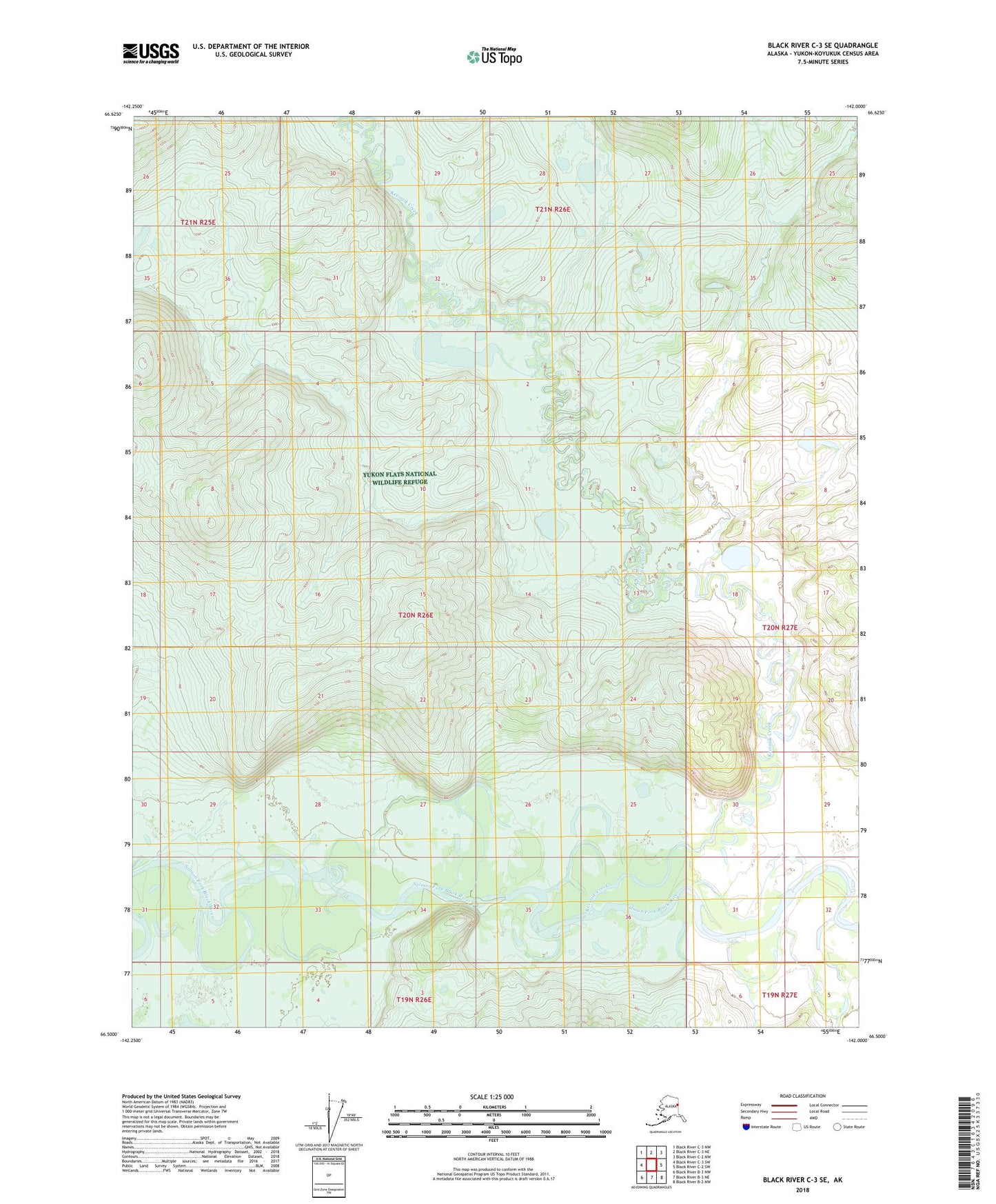 Black River C-3 SE Alaska US Topo Map Image