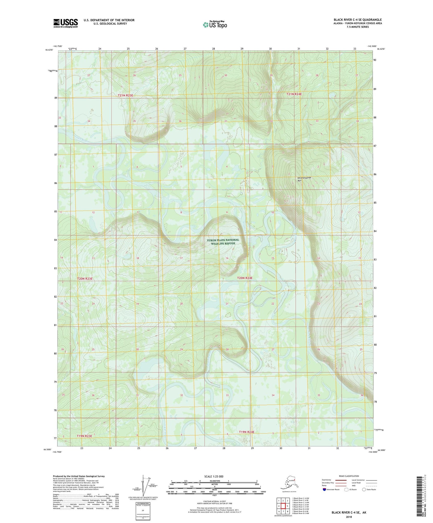 Black River C-4 SE Alaska US Topo Map Image
