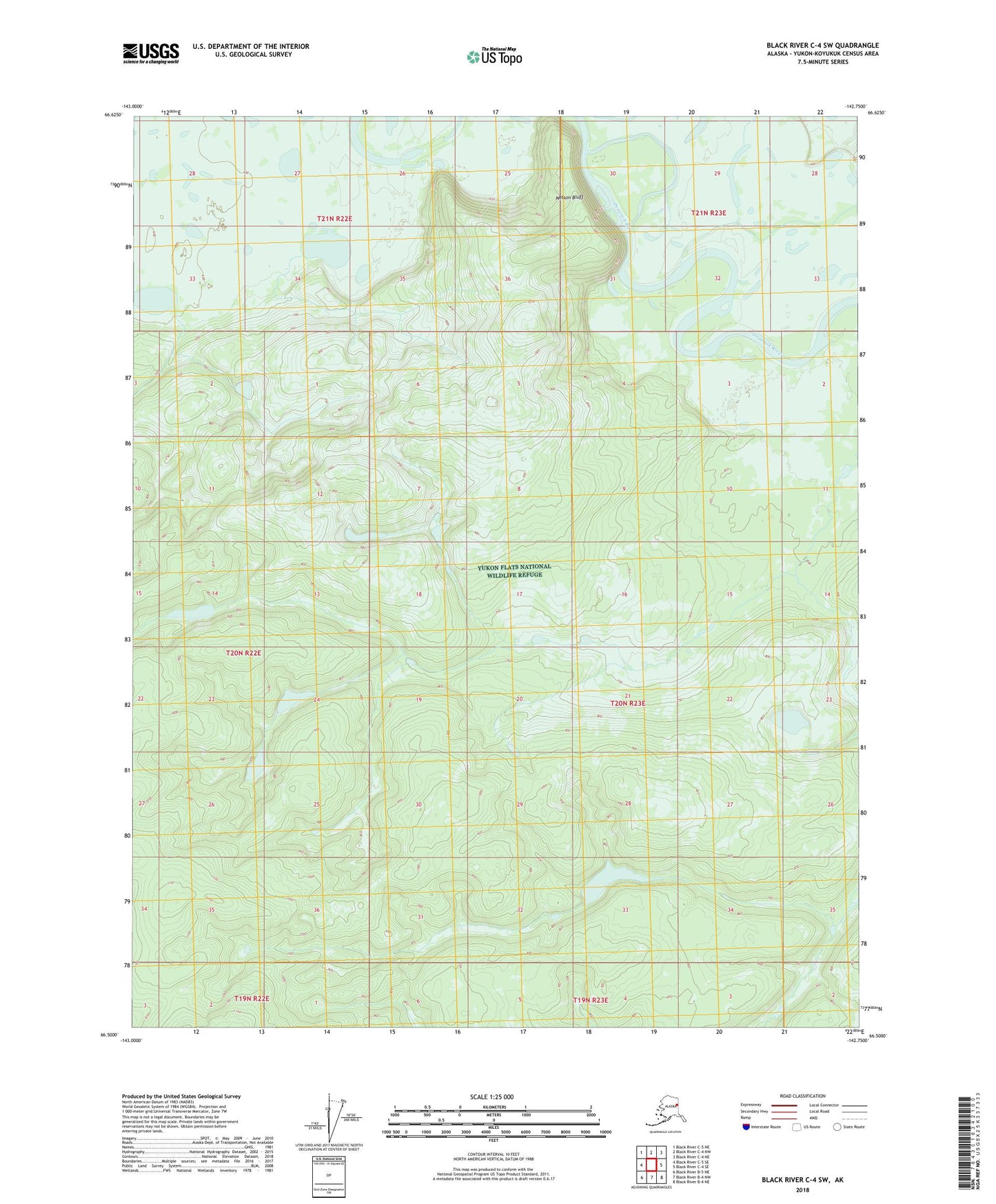 Black River C-4 SW Alaska US Topo Map Image