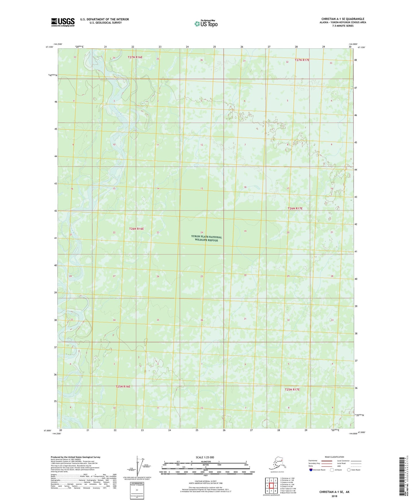 Christian A-1 SE Alaska US Topo Map Image