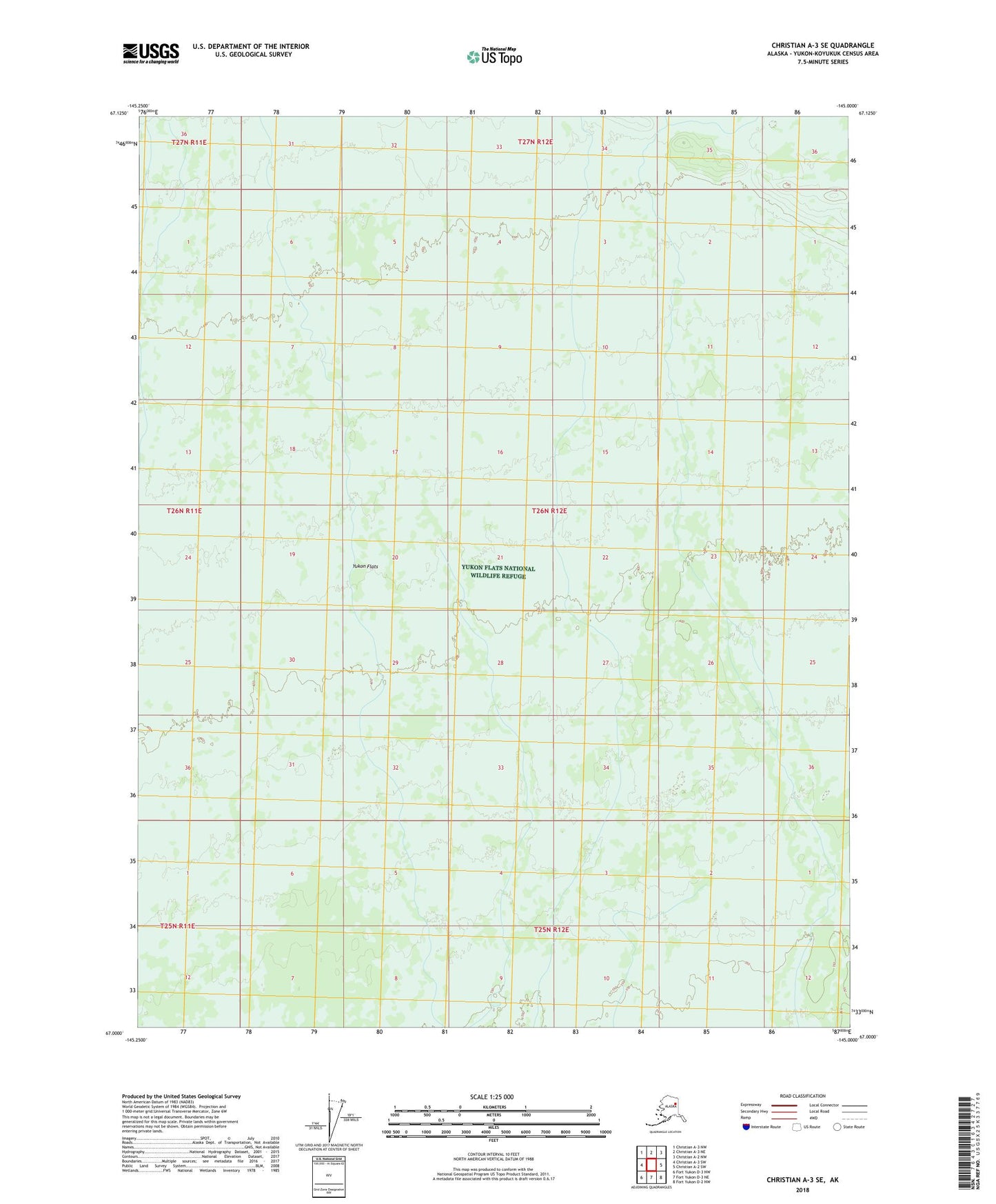 Christian A-3 SE Alaska US Topo Map Image