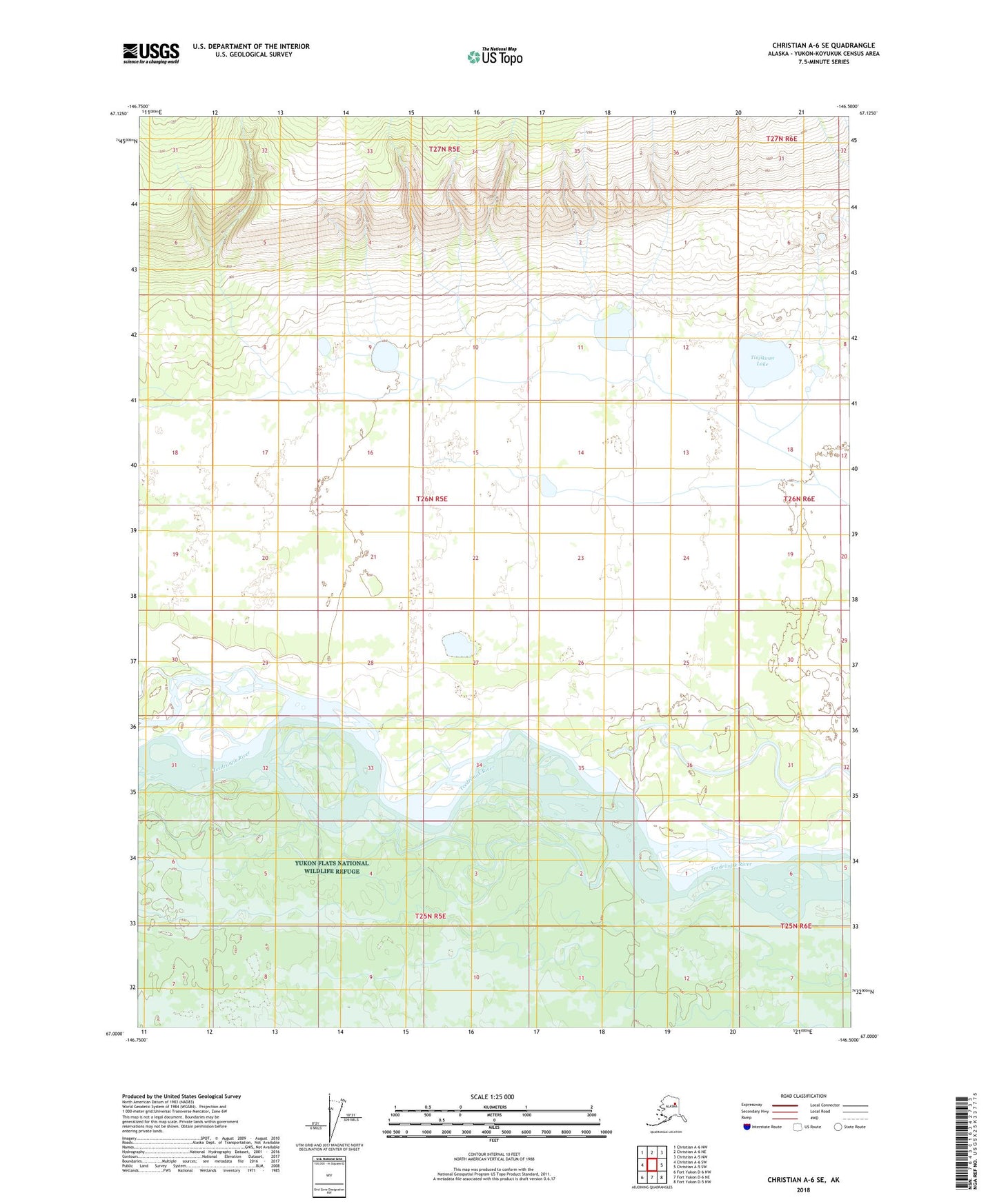 Christian A-6 SE Alaska US Topo Map Image