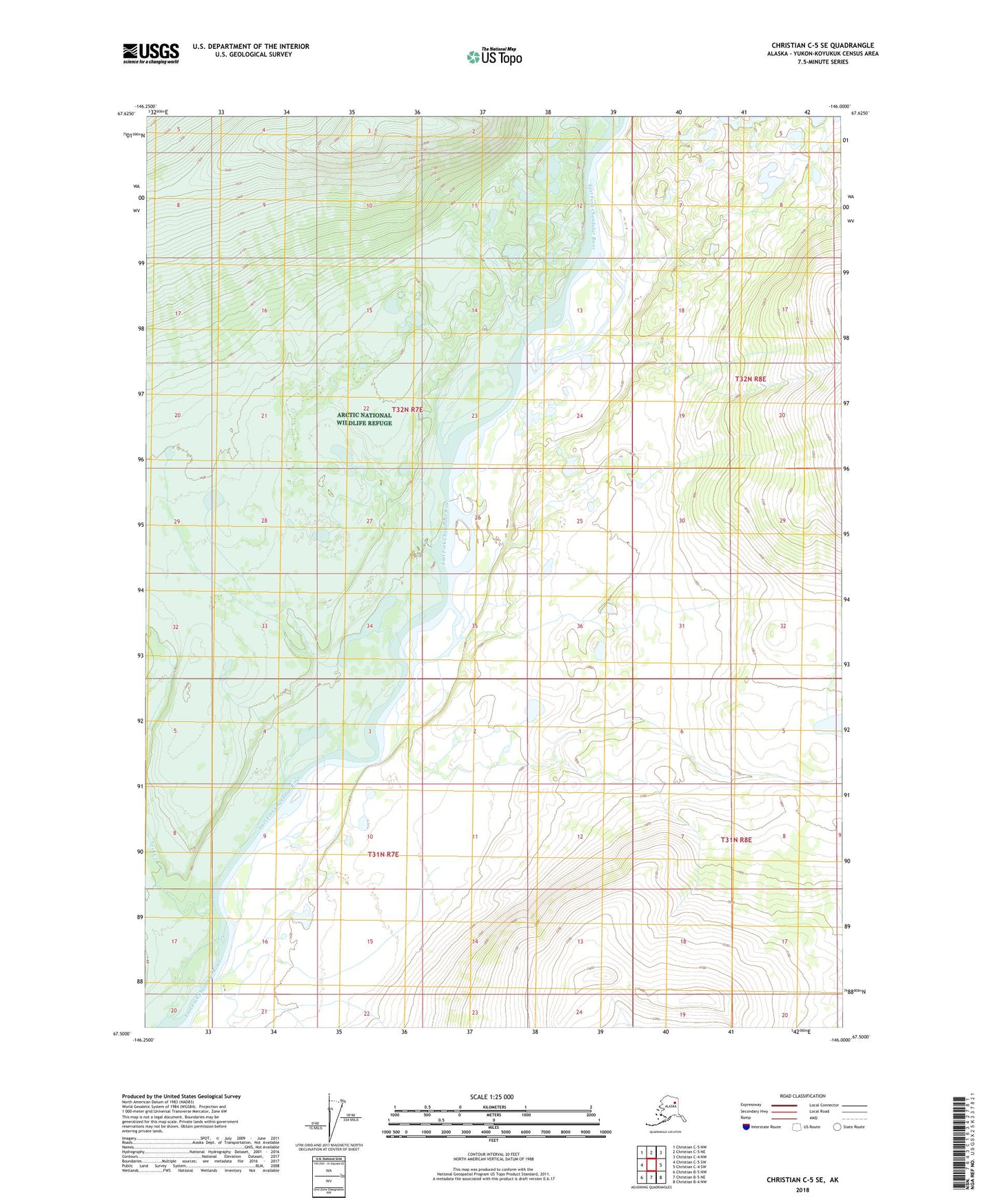 Christian C-5 SE Alaska US Topo Map Image