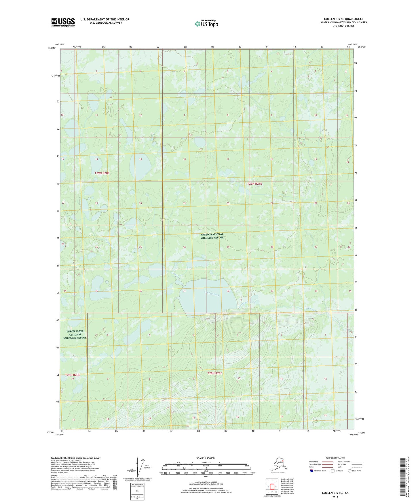 Coleen B-5 SE Alaska US Topo Map Image