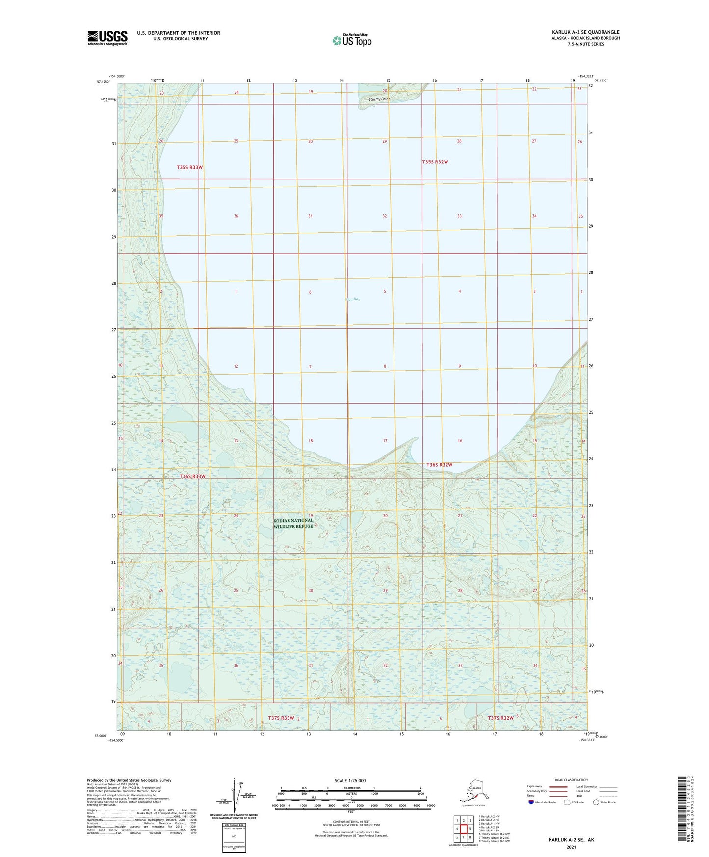 Karluk A-2 SE Alaska US Topo Map Image