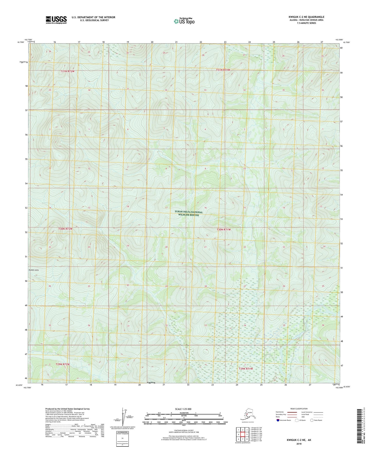 Kwiguk C-2 NE Alaska US Topo Map Image