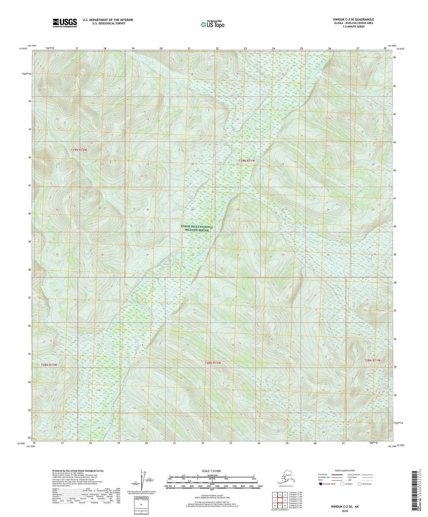Kwiguk C-2 SE Alaska US Topo Map Image