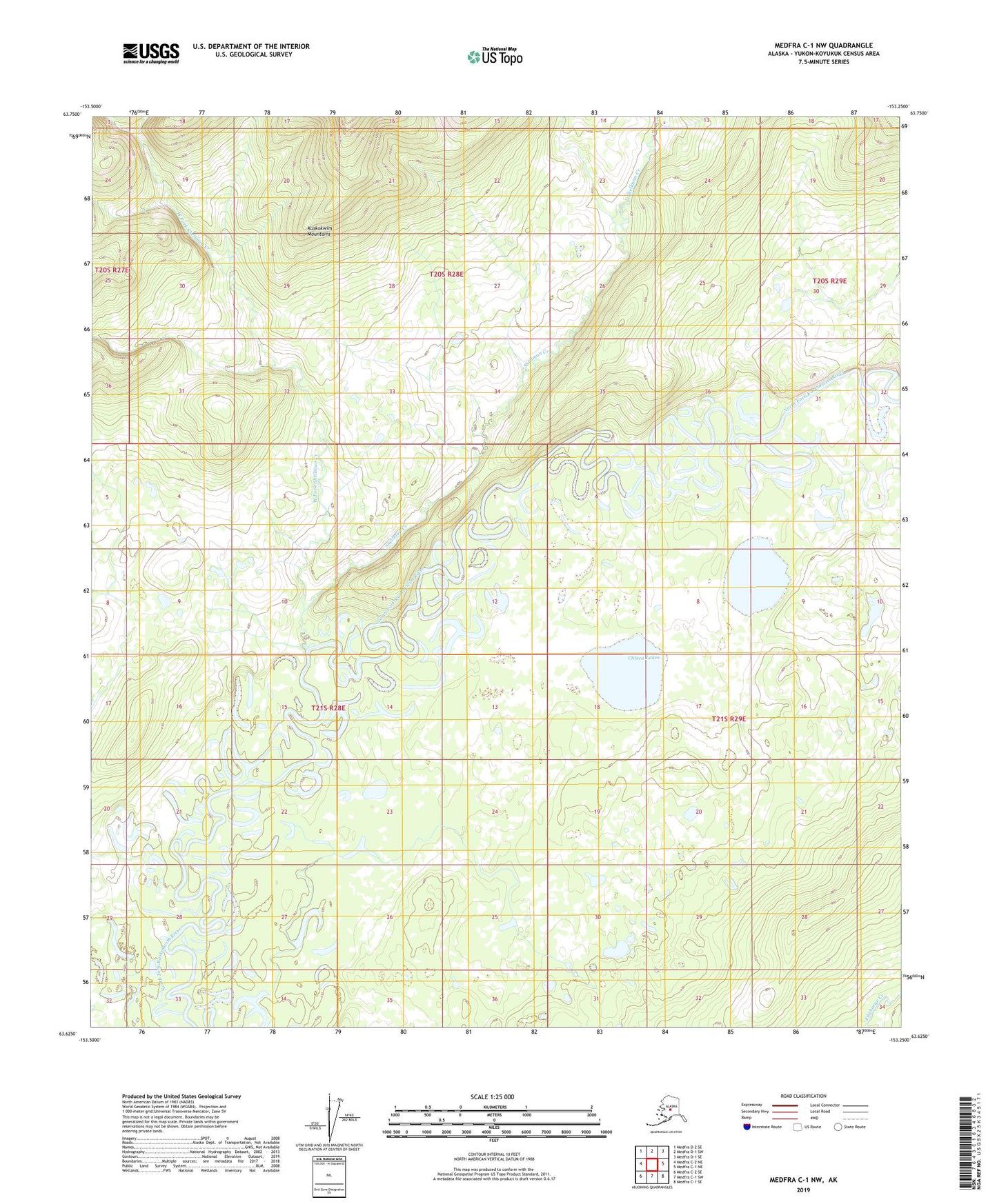 Medfra C-1 NW Alaska US Topo Map Image