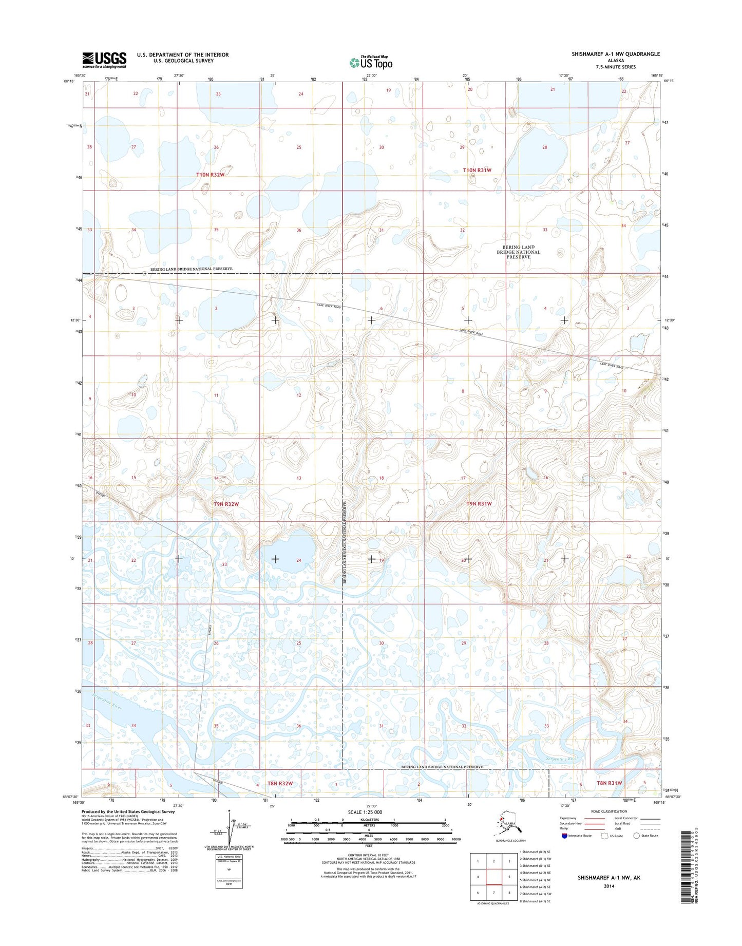 Shishmaref A-1 NW Alaska US Topo Map Image