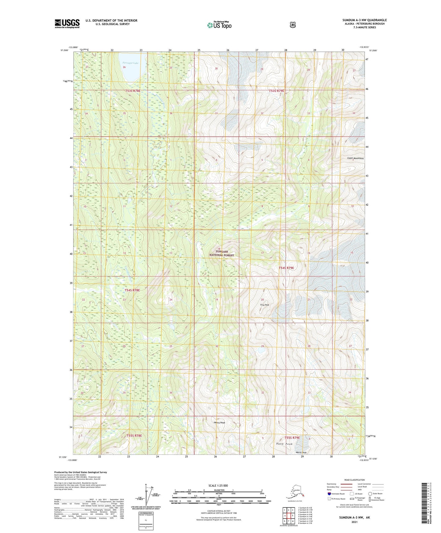 Sumdum A-3 NW Alaska US Topo Map Image
