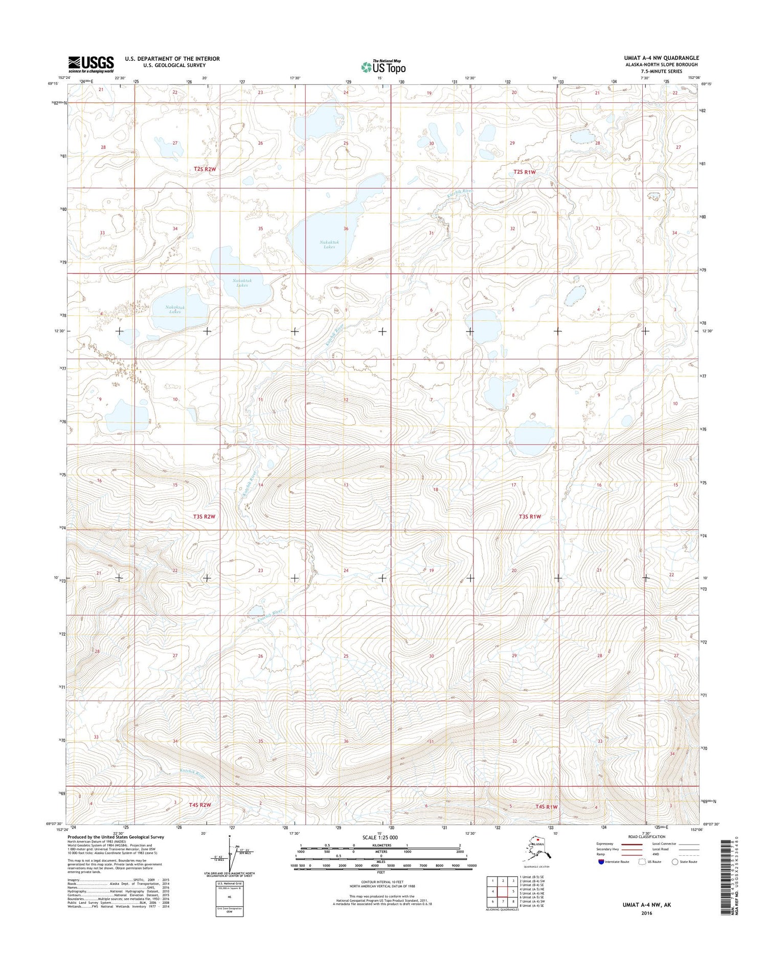 Umiat A-4 NW Alaska US Topo Map Image