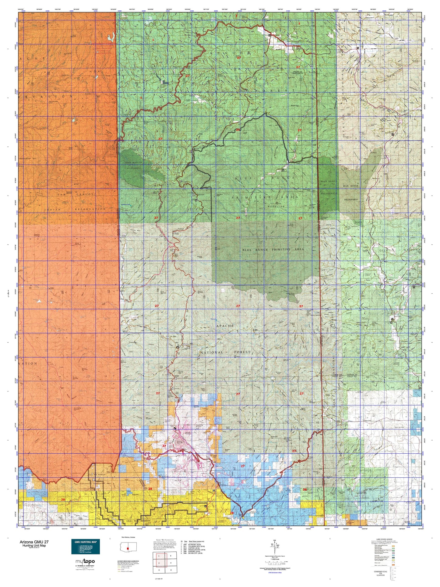Arizona GMU 27 Map Image