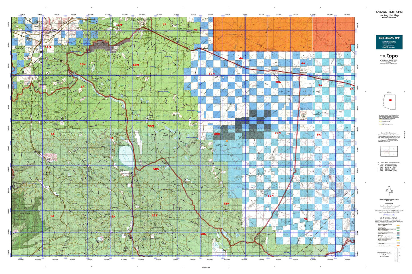 Arizona GMU 5BN Map Image