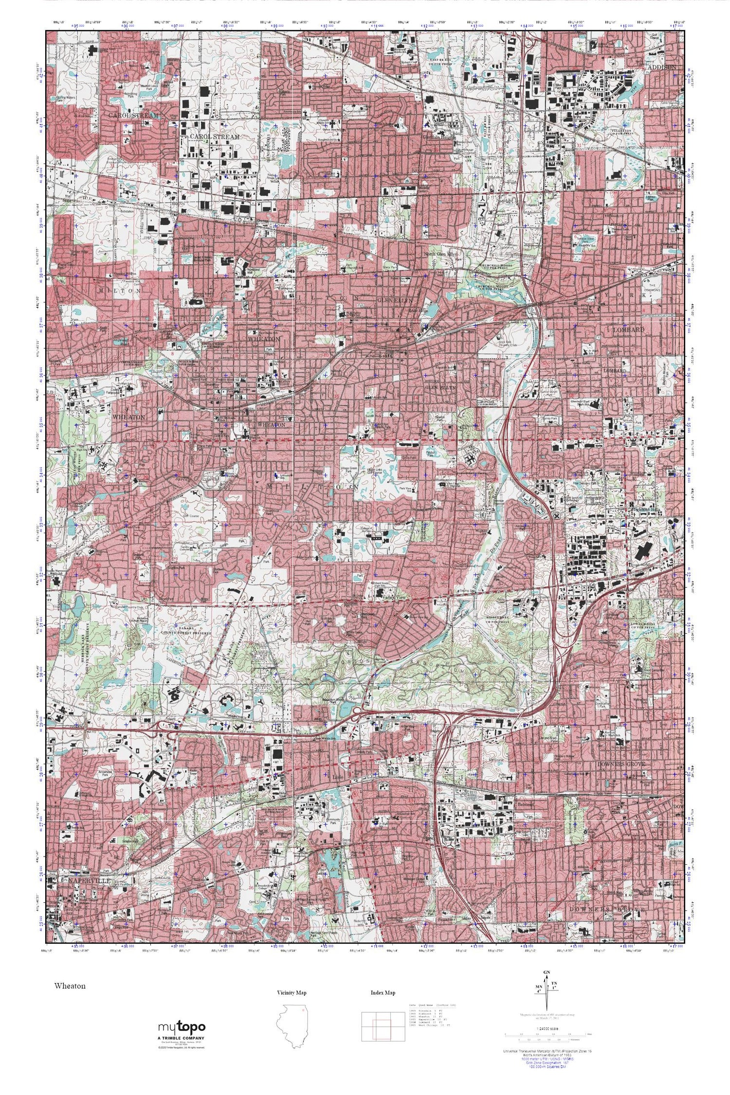 All Nighter 2011 Map 1 MyTopo Explorer Series Map Image