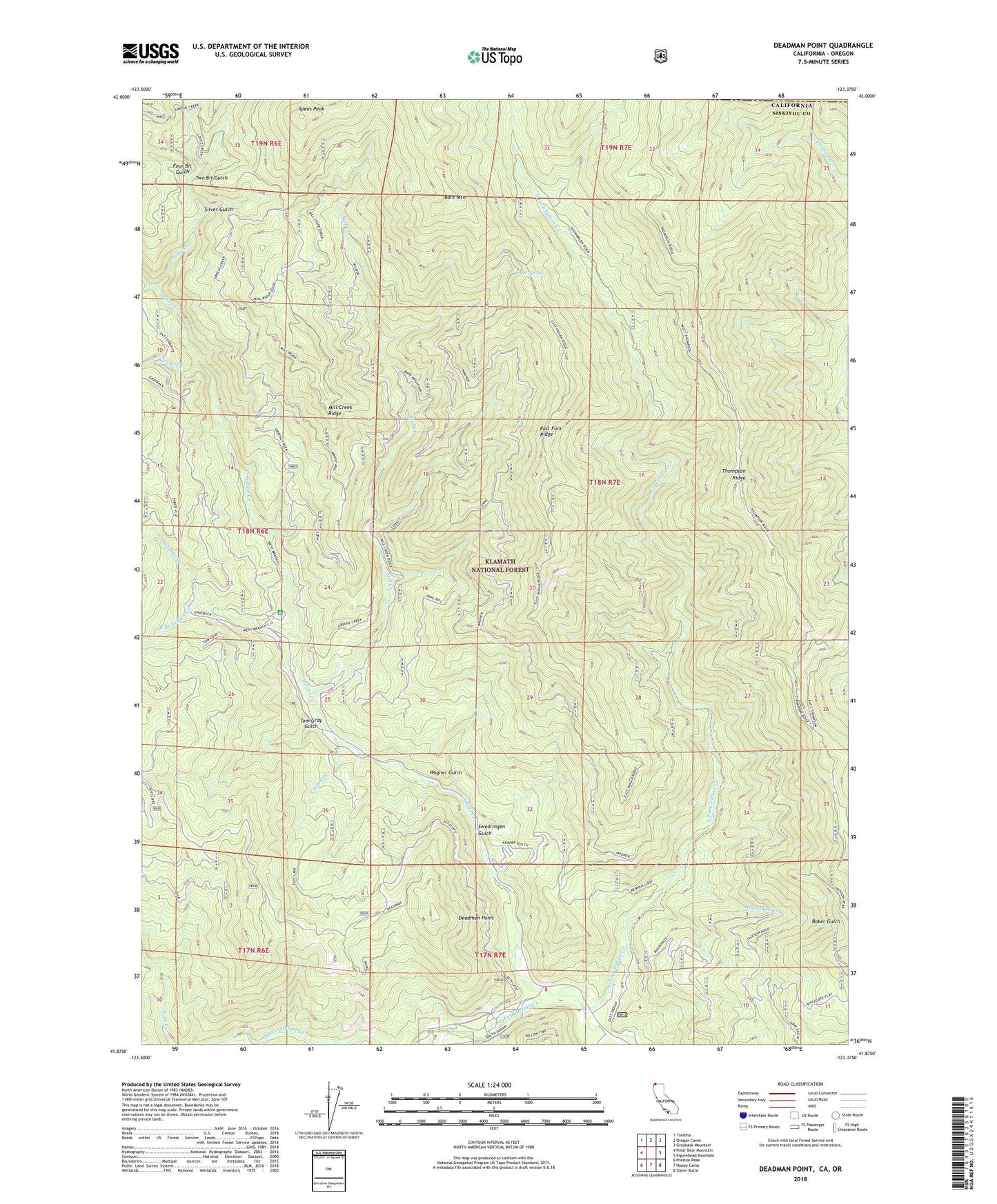 Deadman Point California US Topo Map Image