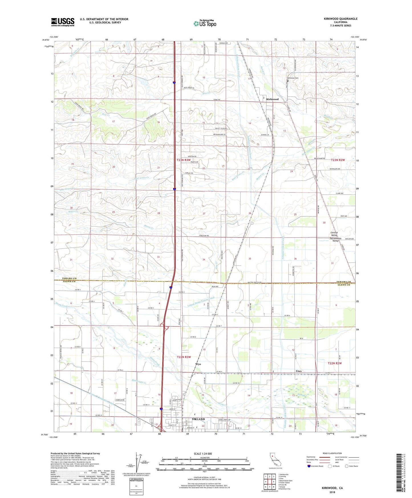 Kirkwood California US Topo Map Image