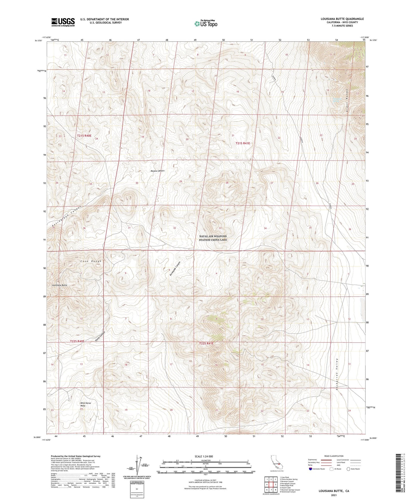 Louisiana Butte California US Topo Map Image