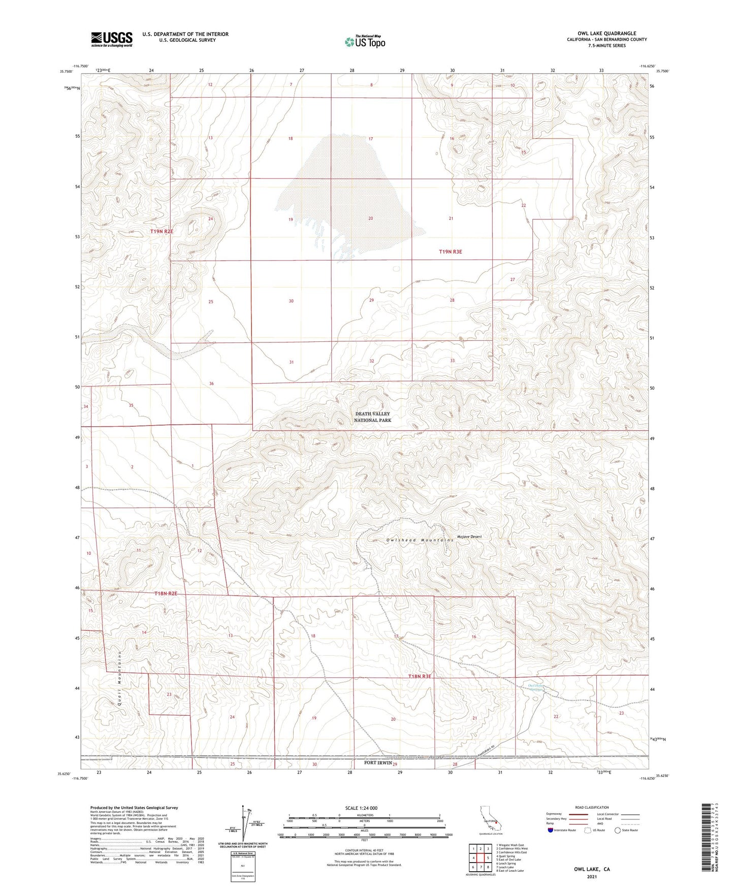 Owl Lake California US Topo Map Image