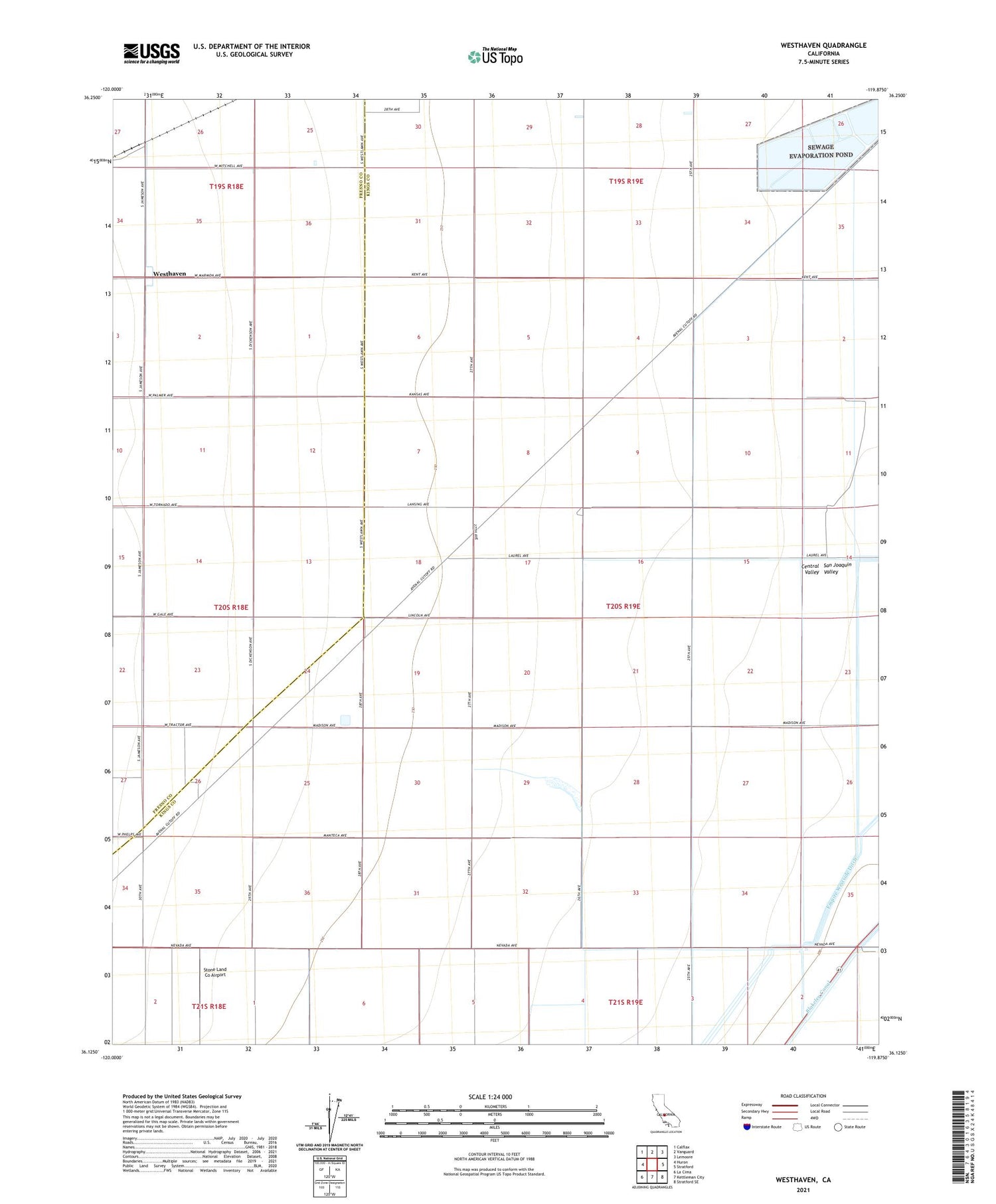 Westhaven California US Topo Map Image