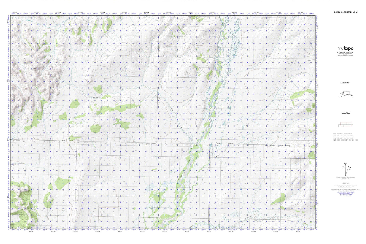 Coleen River 2 MyTopo Explorer Series Map Image
