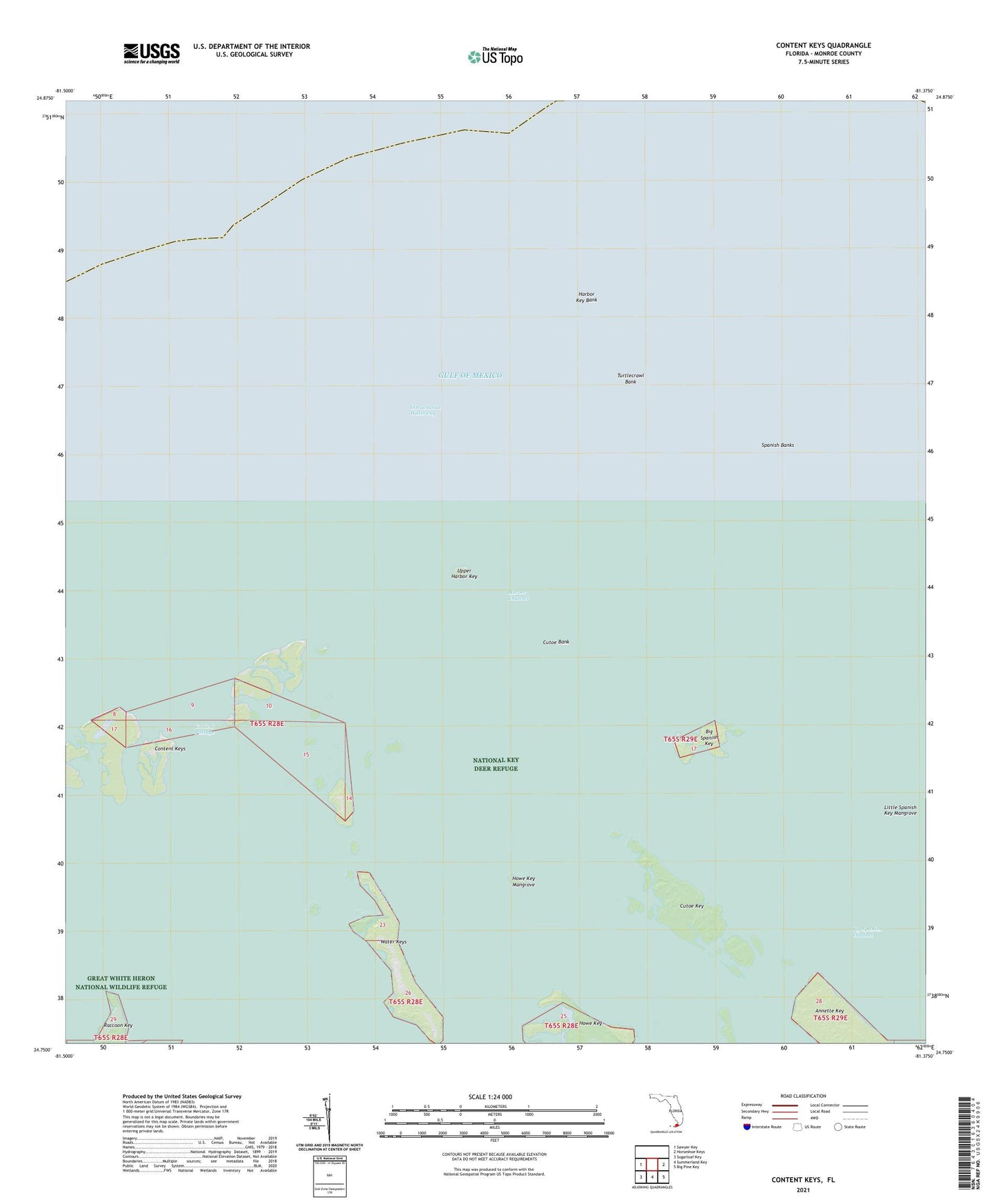 Content Keys Florida US Topo Map Image