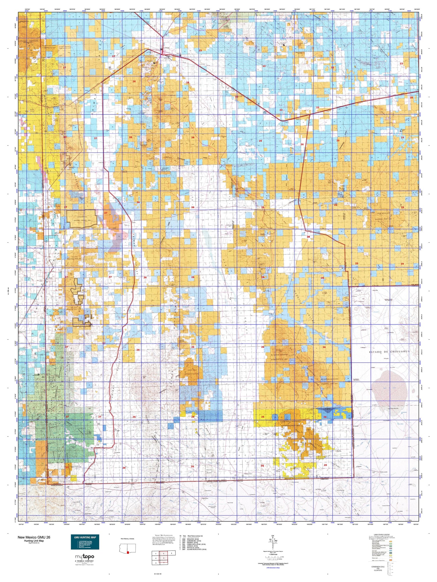 New Mexico GMU 26 Map Image
