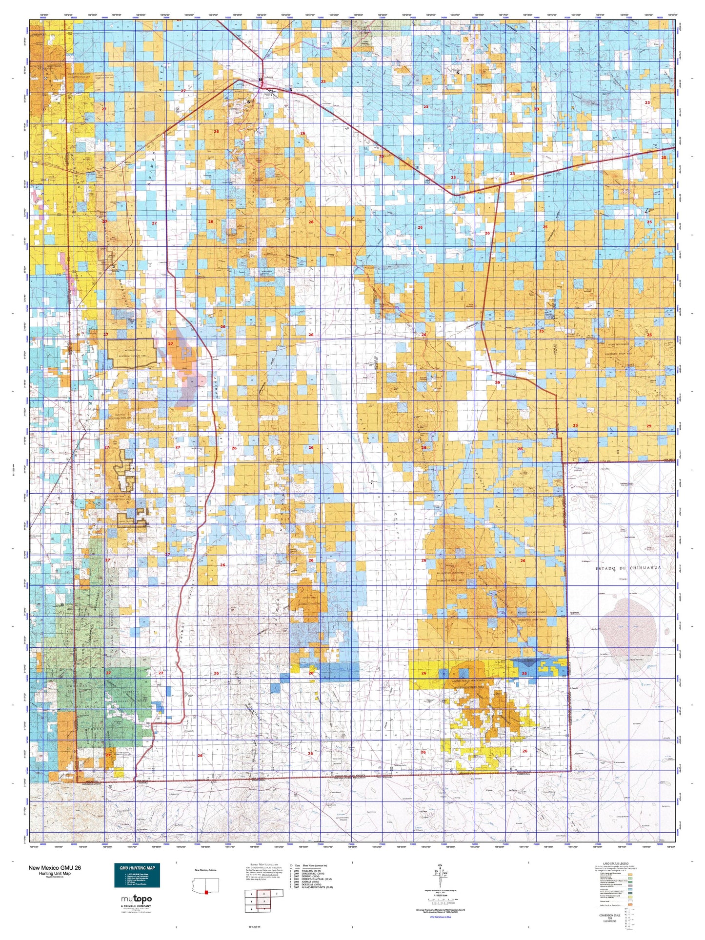 New Mexico GMU 26 Map Image