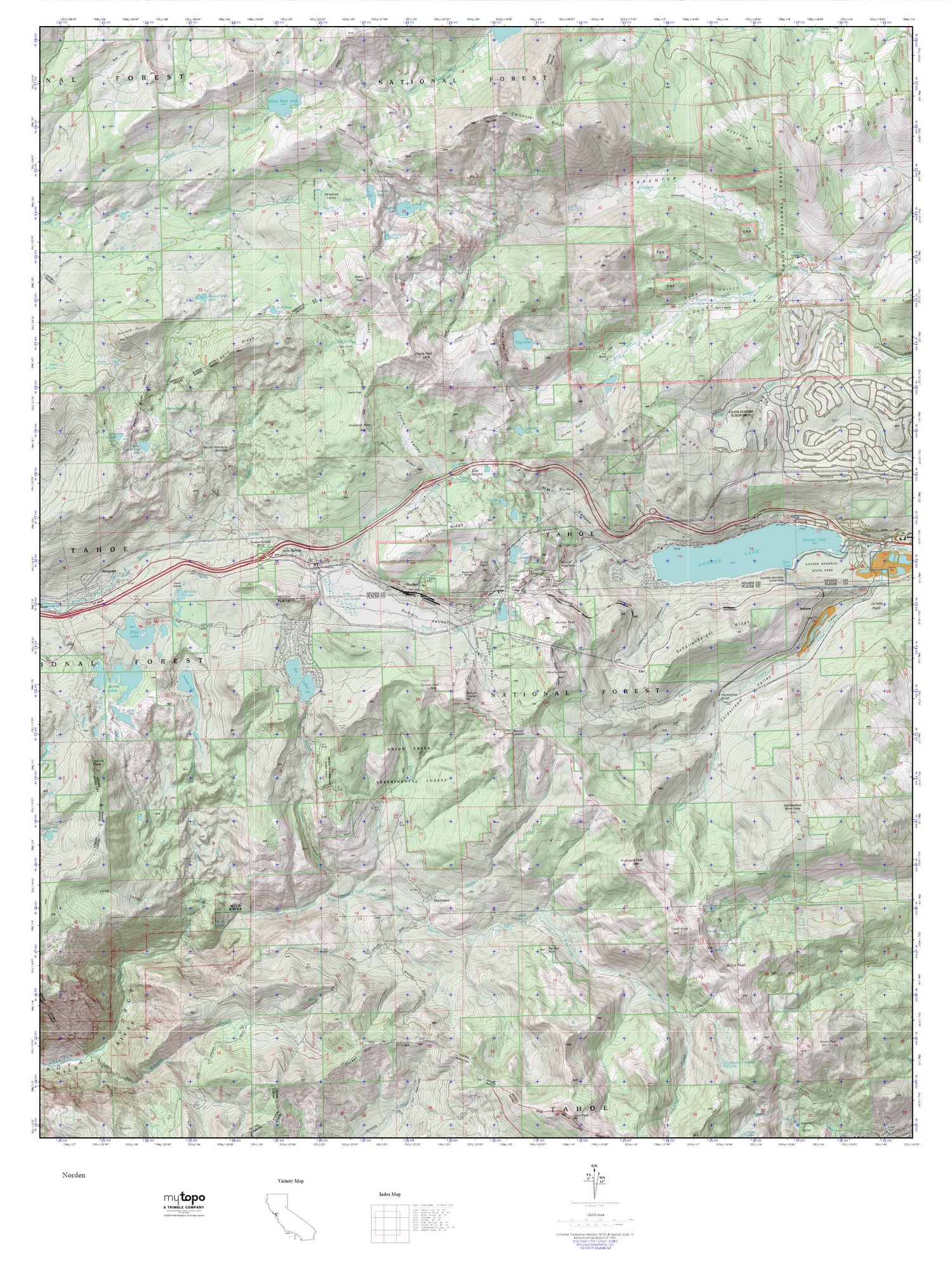 Norden MyTopo Explorer Series Map Image