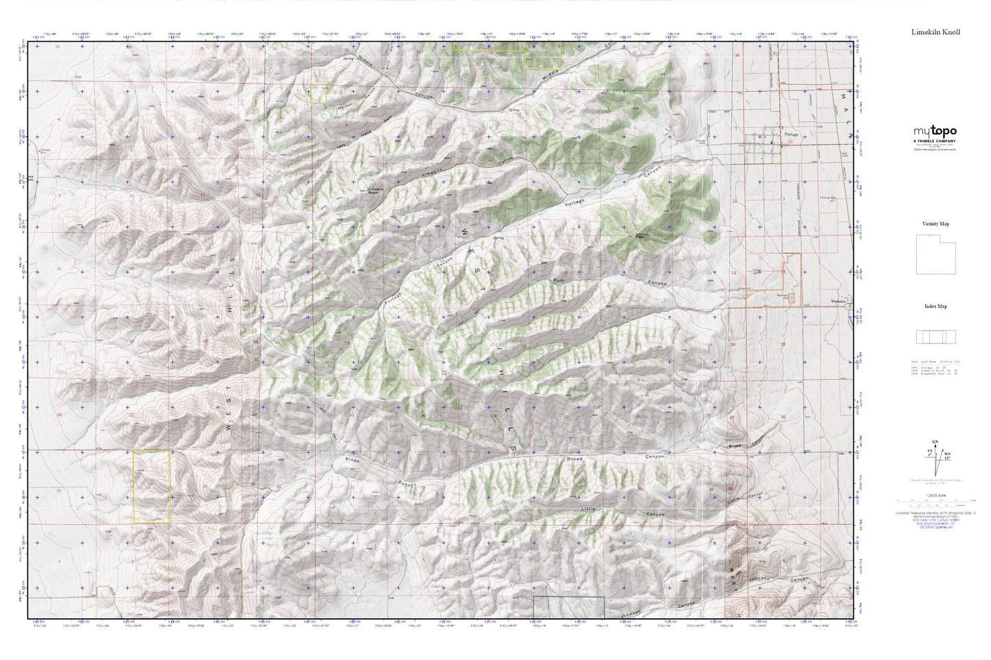 Sniper Country MyTopo Explorer Series Map Image