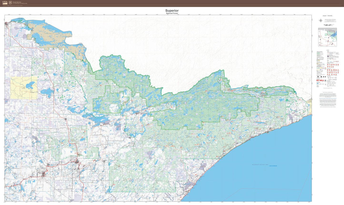 Superior National Forest Map