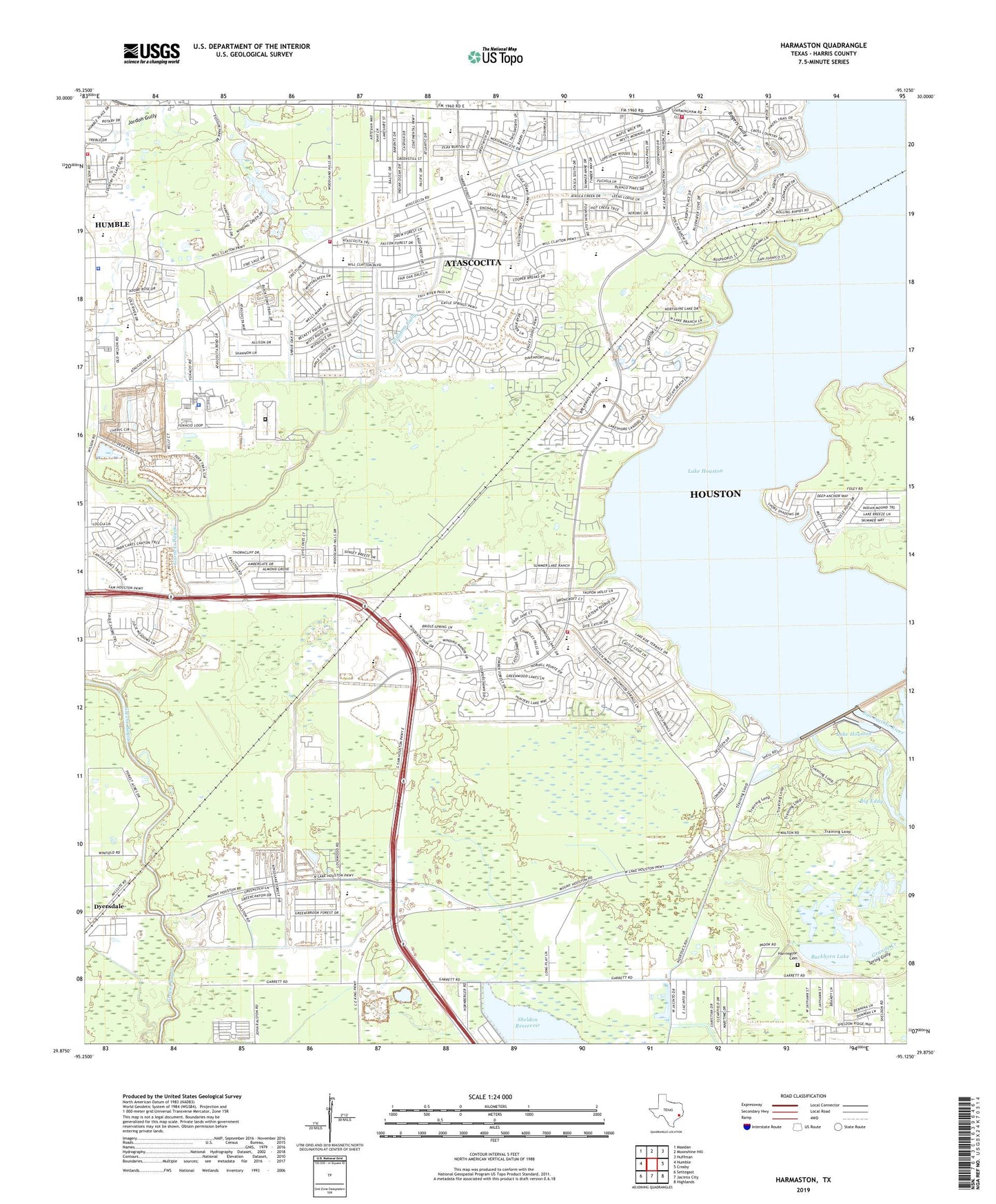 Harmaston Texas US Topo Map Image