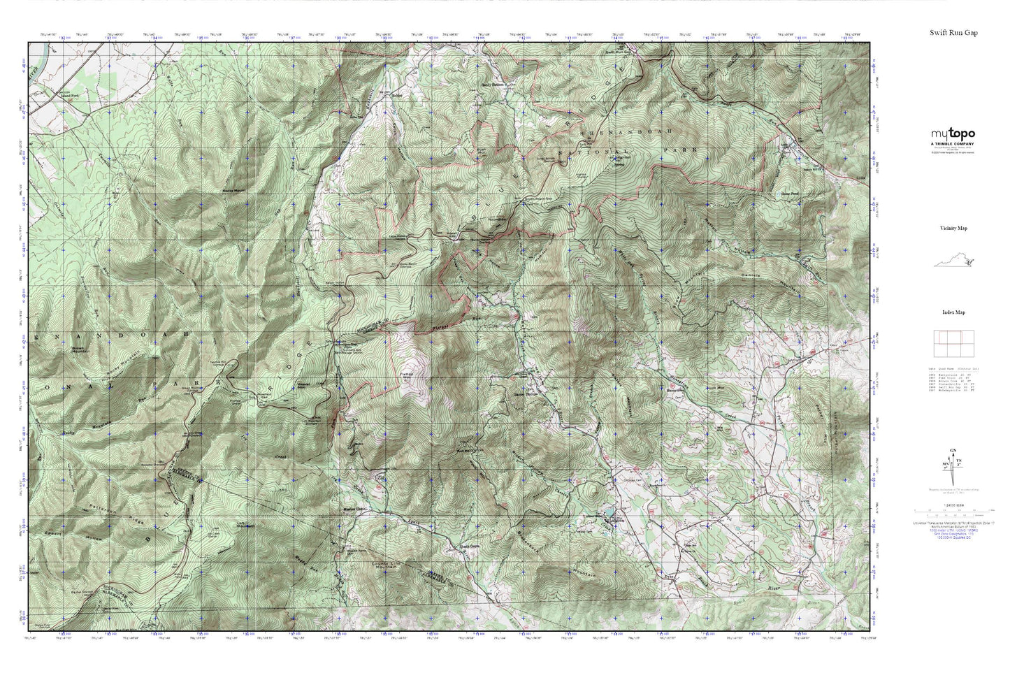 Train and Drain II MyTopo Explorer Series Map Image