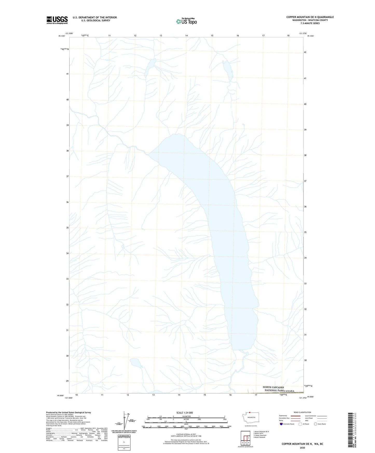 Copper Mountain OE N Washington US Topo Map Image