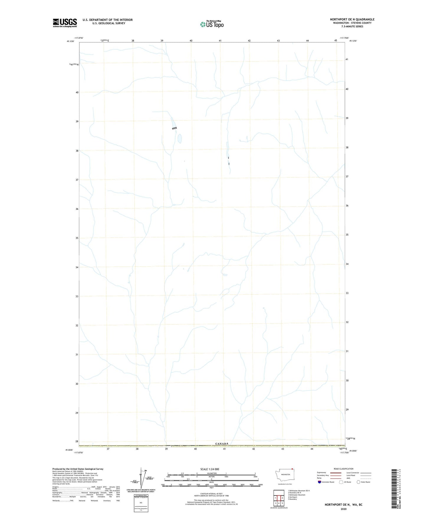 Northport OE N Washington US Topo Map Image