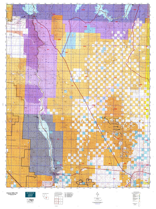 Arizona GMU 15C Map Image