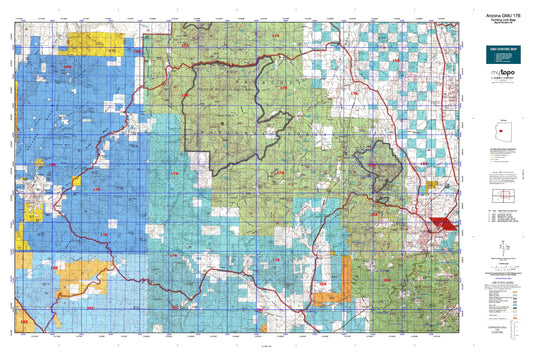 Arizona GMU 17B Map Image
