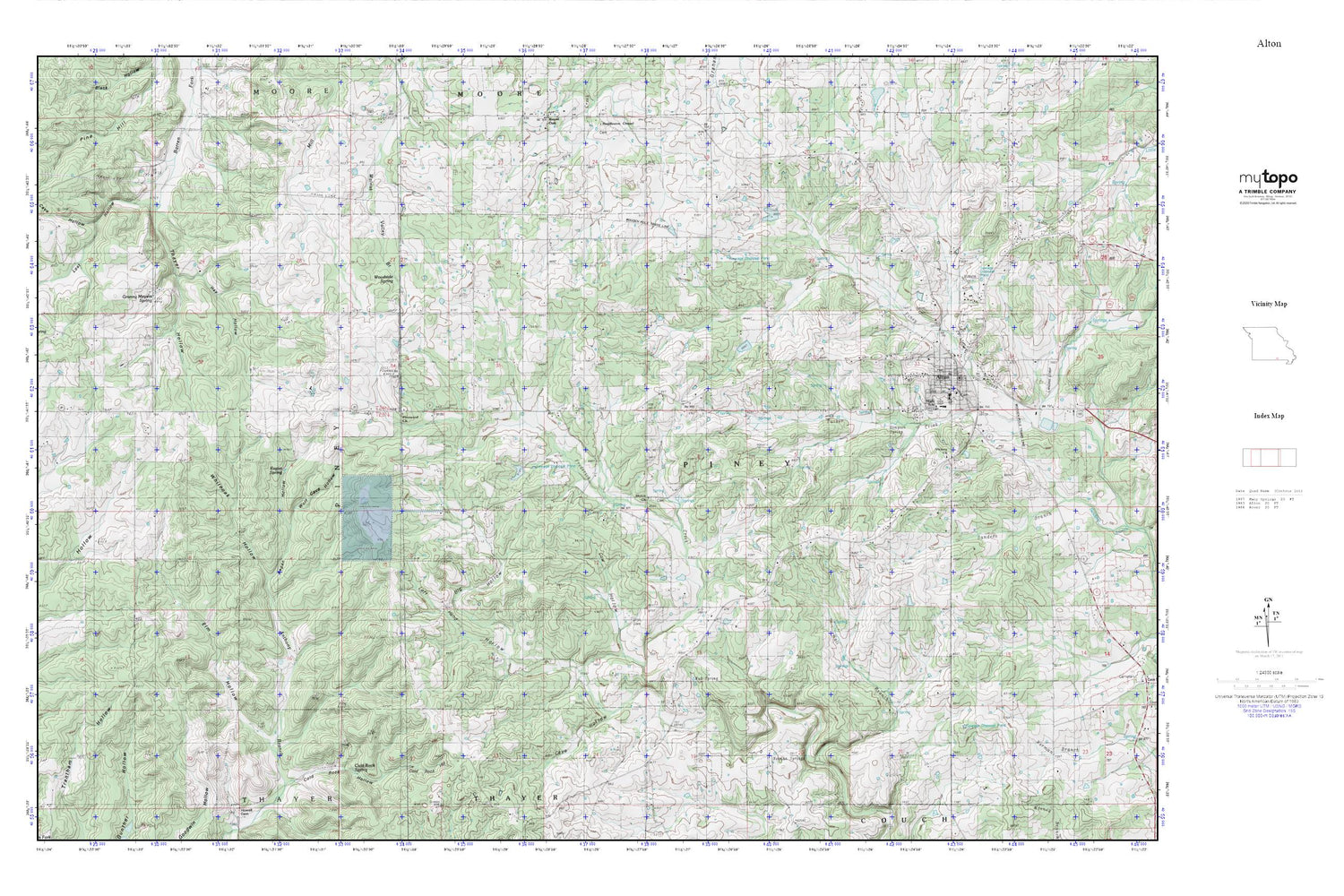 Alton MyTopo Explorer Series Map Image