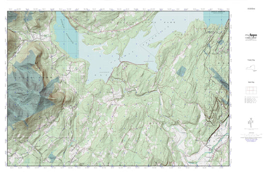 Ashokan MyTopo Explorer Series Map Image