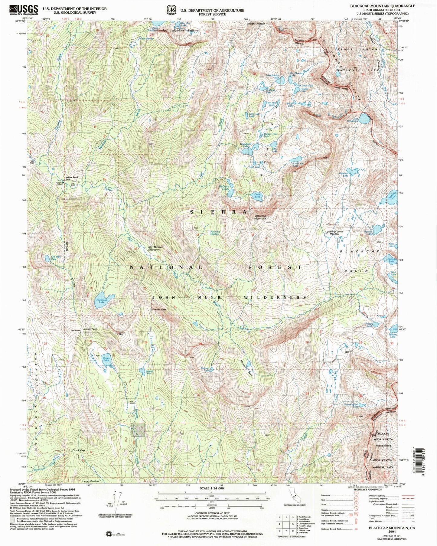 USGS Classic Blackcap Mountain California 7.5'x7.5' Topo Map Image