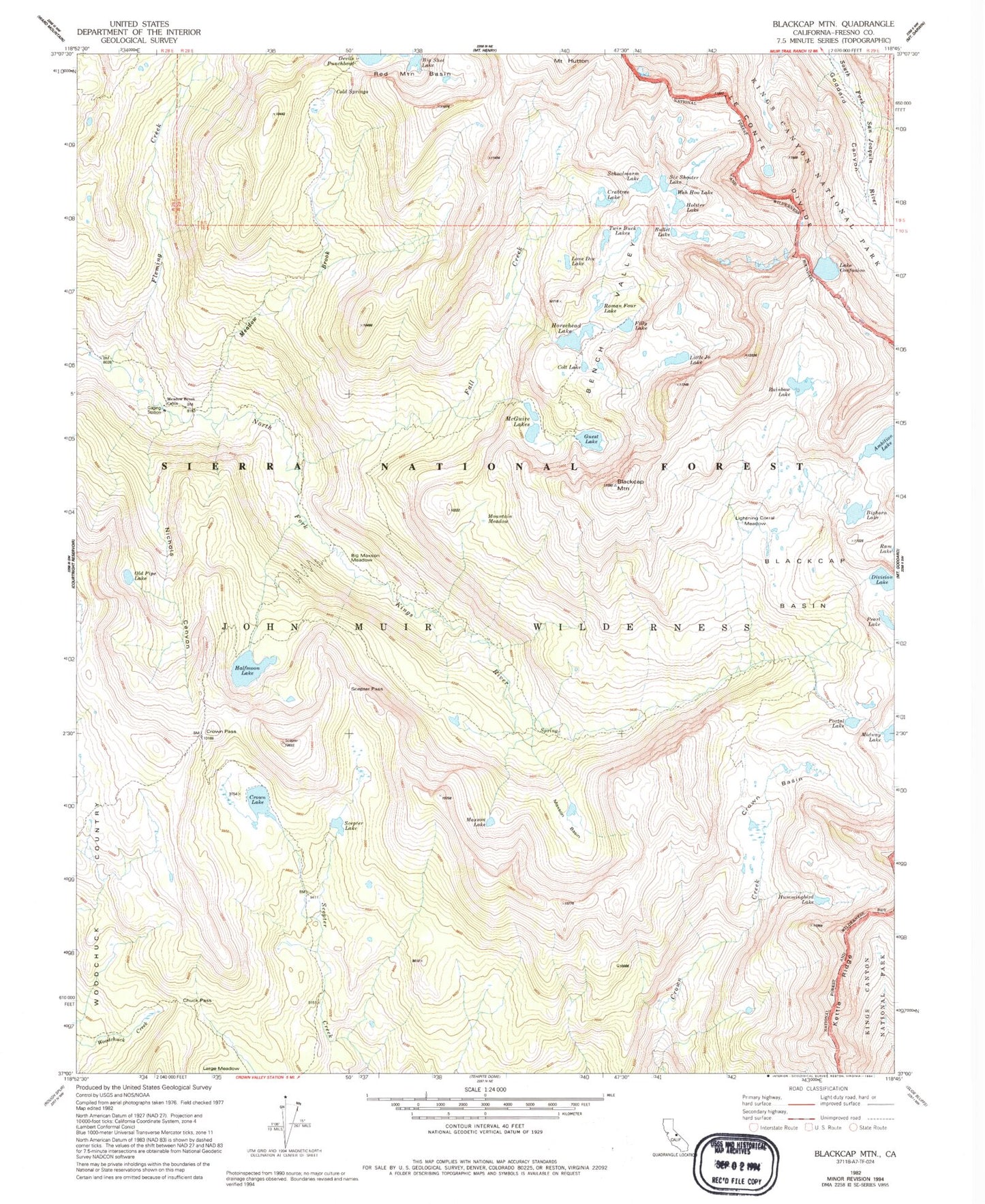 USGS Classic Blackcap Mountain California 7.5'x7.5' Topo Map Image