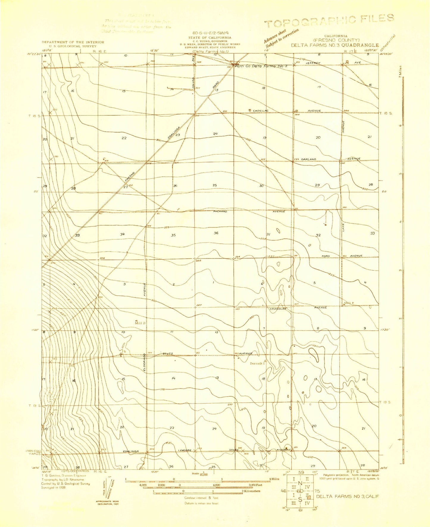 Classic USGS Harris Ranch California 7.5'x7.5' Topo Map Image