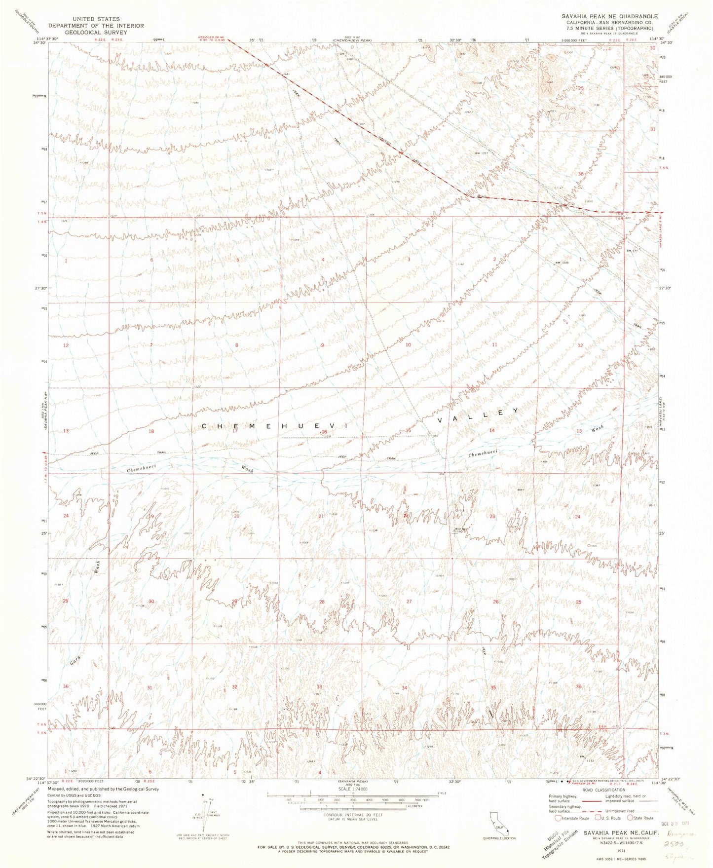 Classic USGS Savahia Peak NE California 7.5'x7.5' Topo Map Image