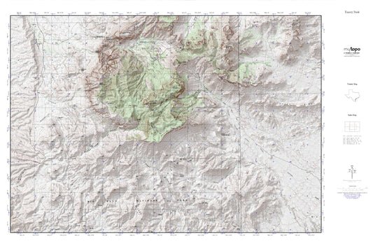 Emory Peak MyTopo Explorer Series Map Image