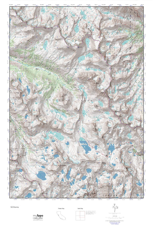 Evolution Valley, Basin MyTopo Explorer Series Map Image