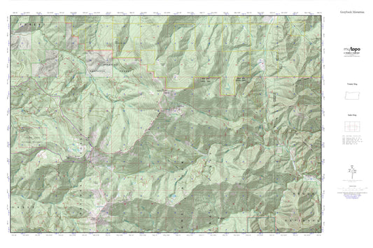 Grayback Mountain MyTopo Explorer Series Map Image