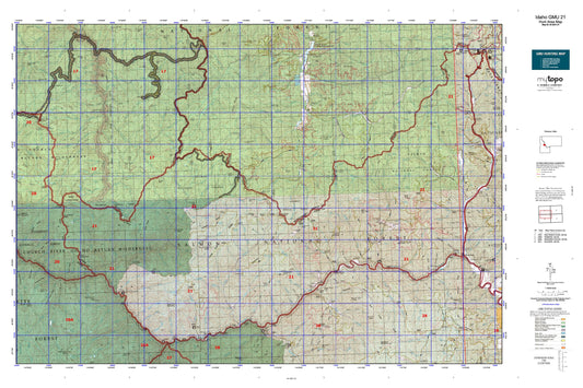 Idaho GMU 21 Map Image