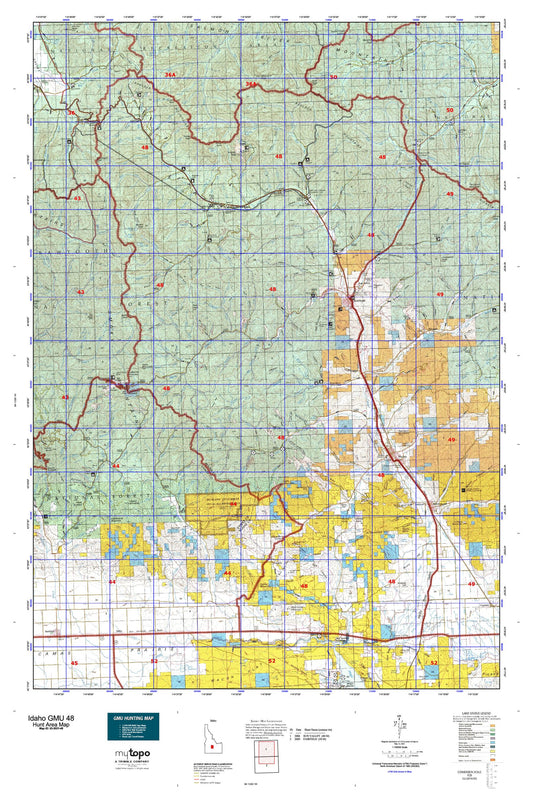Idaho GMU 48 Map Image